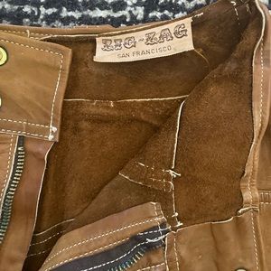 Leather Miniskirt from the 1970s